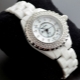 Women's watch with a ceramic bracelet