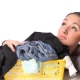 How to clean clothes from foam?