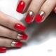 Red manicure: disenyo at mga kumbinasyon ng kulay