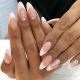 French manicure sa almond na nail