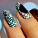 Sample and design stylish manicure with dots