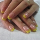 Yellow French manicure: iba't ibang disenyo at pagpili ng teknolohiya