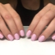 Monotone manicure options for short nails