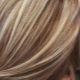 Mga highlight na may toning sa light brown hair