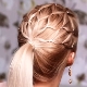 Hairstyles para sa daluyan ng buhok na may nababanat na mga banda sa bahay