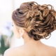 Nakolekta hairstyles para sa medium na buhok