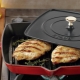 Grill Pans na may Press Lid