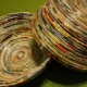 Candy sticks from newspaper tubes
