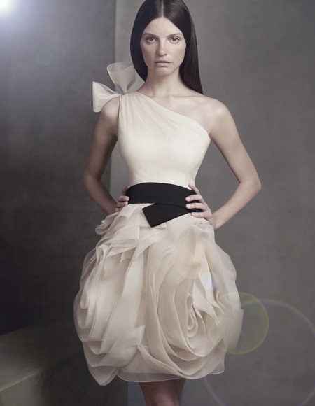 ชุดแต่งงานสั้น Vera Wang