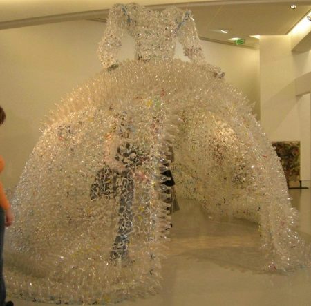 Wedding dress of light bulbs