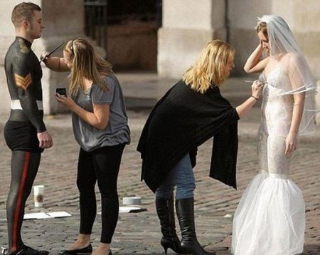 Drawing wedding dresses