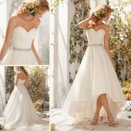 Váy cưới cho cô dâu thấp
