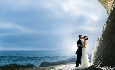 Beautiful Beach Ceremony Wedding Dress