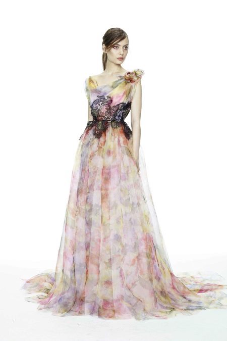 Evening dress by Marchesa to the floor