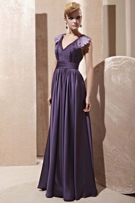 Eggplant purple dress