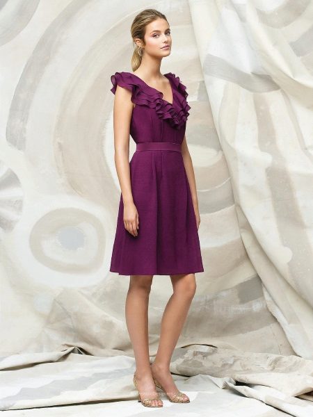 Purple Red Dress