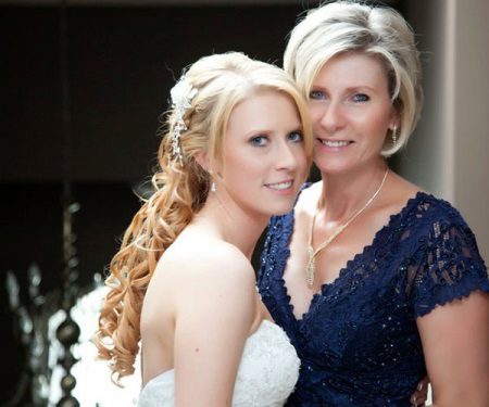 Evening dress for mother of the bride blue