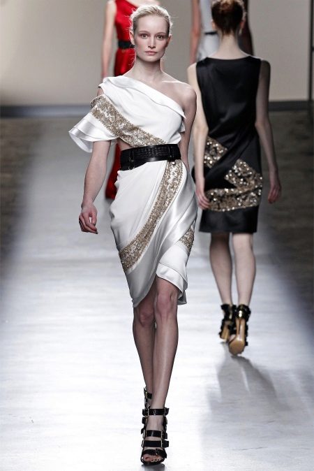 Greek short evening dress
