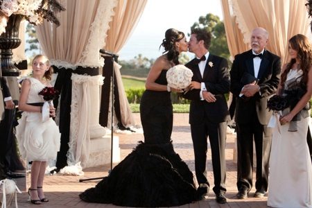 Wedding in black