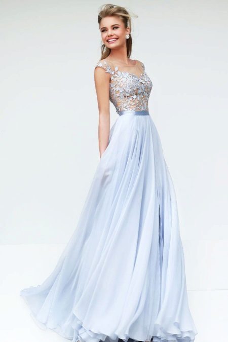 Soft blue dress