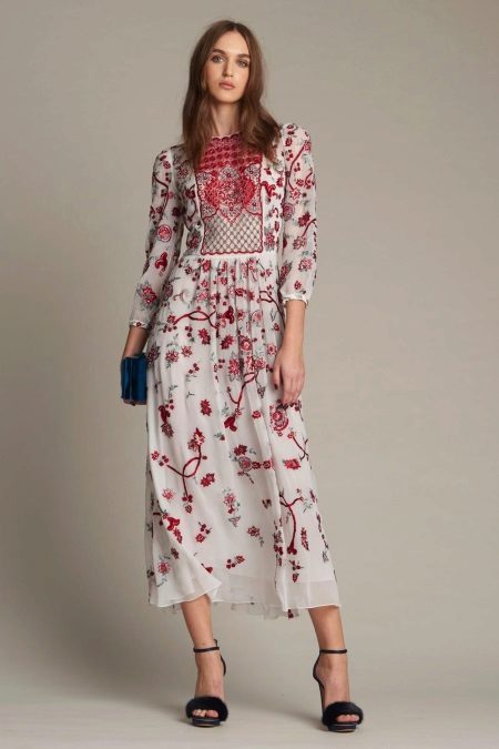 Midi Chiffon Dress