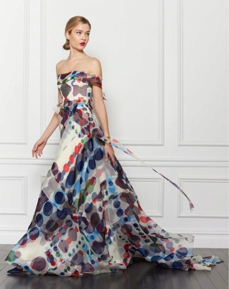Colored dress from Carolina Herera