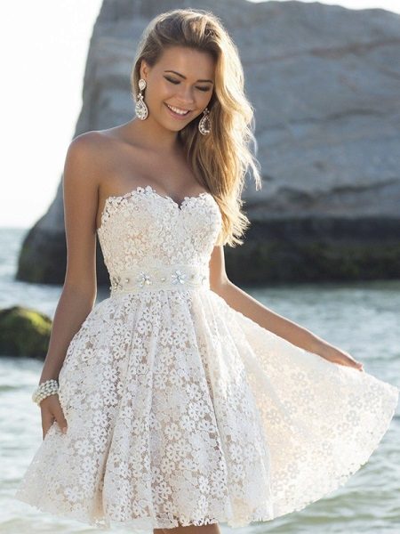 Milk dress for the girl
