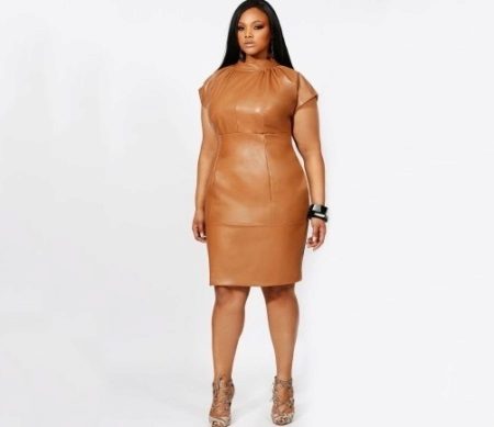 Leather dress case for full girls