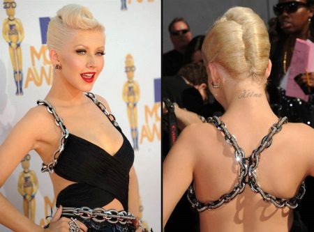 Kiểu tóc của Christina Aguilera theo phong cách rock rockly