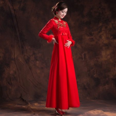 Ăn mặc theo phong cách phương Đông cho một người phụ nữ đầy đủ