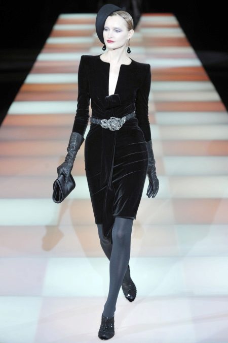 Velvet dress sheath