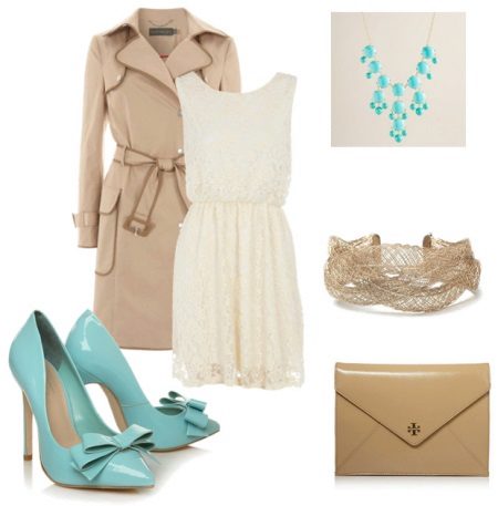 Mga accessory para sa guipure dress