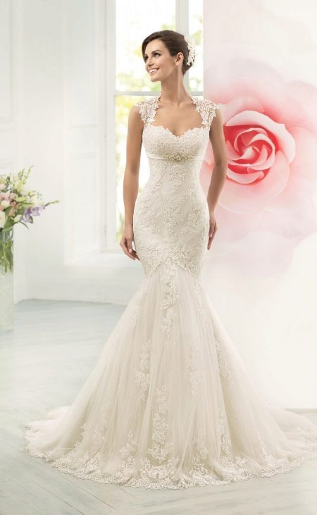 Ang Mermaid Lace Wedding Dress