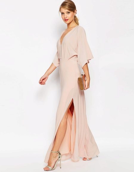 Dress kimono for an evening exit