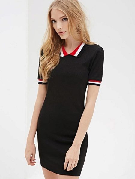 Zip-up Polo Dress