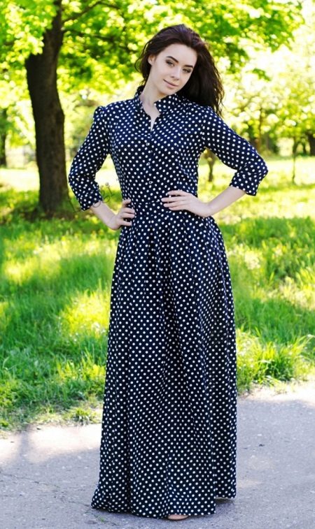 เสื้อเชิ้ตแขนยาว Polka Dot