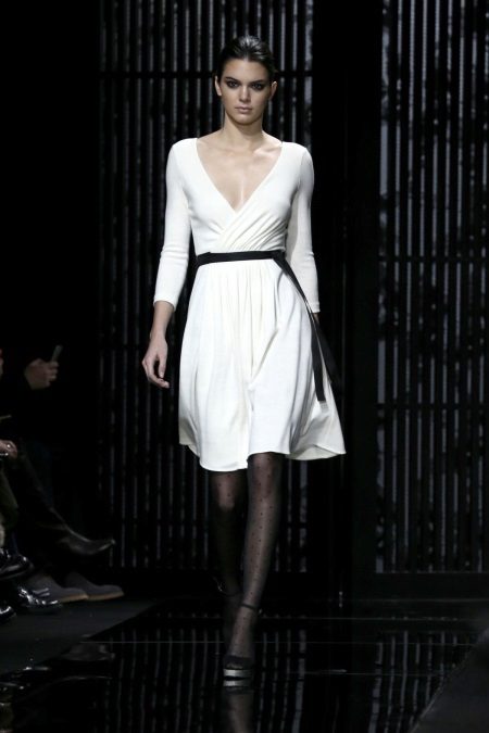 I-wrap-around jersey dress