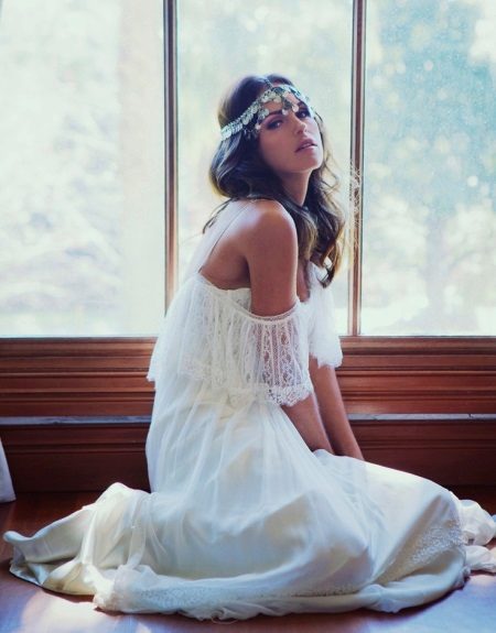 Phong cách boho với ren