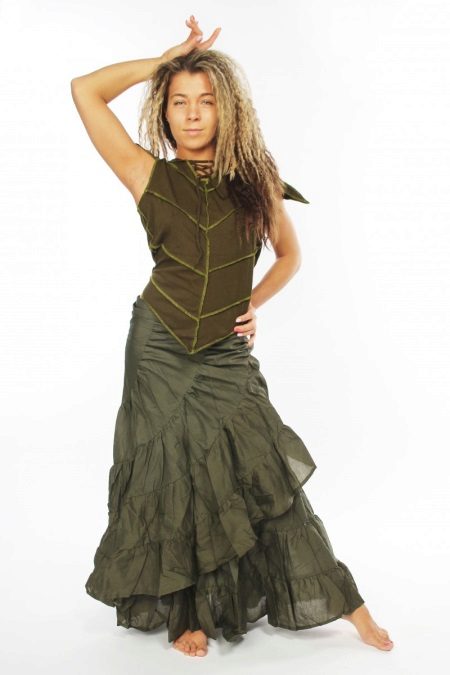 mahabang summer layered skirt