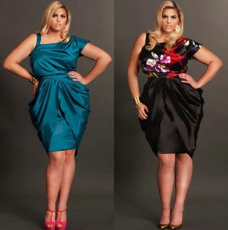 Đầm taffeta cho đầy đủ trên đầu gối